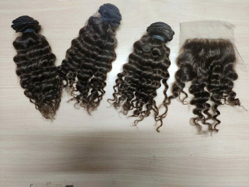 Curly Hair, Length : 10 inch to 30 inches