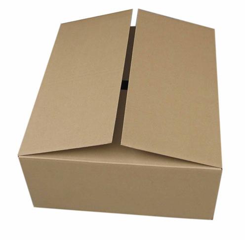 Square Paper corrugated carton box, Color : Brown