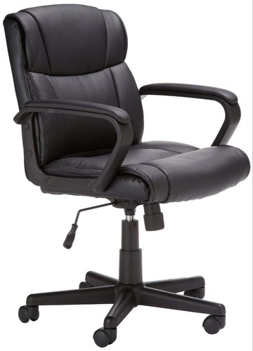 PVC Rolling Office Chair, for Home, Shop, etc., Seat Material : Polyester