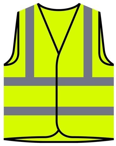 Nylon Safety Jacket, Size : M