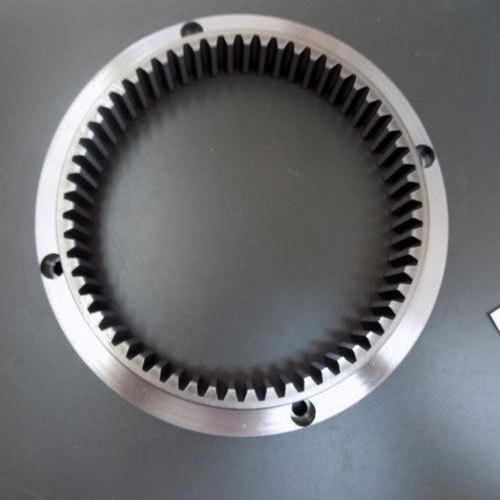 Mild Steel Cylindrical Internal Spur Gear, for Industrial, Shape : Circular