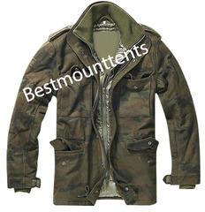 BESTMOUNTTENTS Nylon clothes fiber sheet Male Army Jacket, Style : Formal