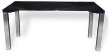 Rectangular Fiber Table, Color : Black Grey