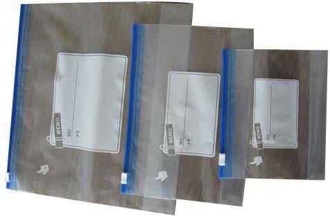 Plastic Slider Bag, Pattern : Plain