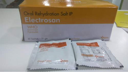 ORS Sachets, for Clinic, Hospital, Packaging Type : Box