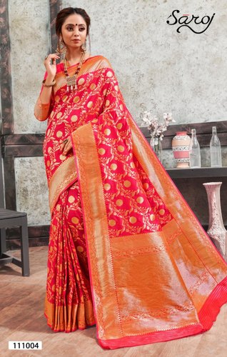 Banarasi Silk Saree, Occasion : Wedding