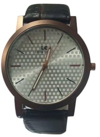 Louis Carlo Mens Strap Watch, Display Type : Analog