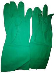 Plain PVC Hand Gloves, Color : Yellow