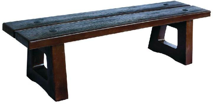 Polished Plain RCC / Cement Concrete Wooden Texture Stool Bench, Feature : Fine Finishing, High Strength