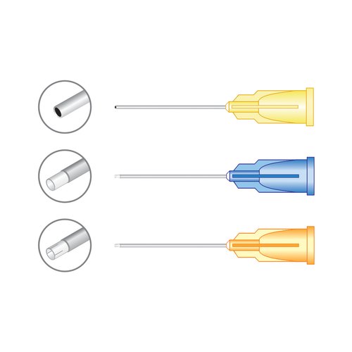 Silicon Tip Cannula Tipped Needle