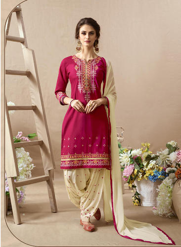 Cotton Patiala Suits