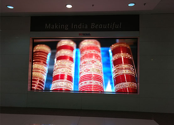 Rectangular Plastic Indoor LED Display Screen, for Advertising, Malls.Market, Voltage : 220V
