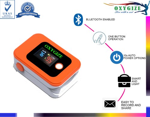 Finger Pulse Oximeter, Display Type : Dual Color LED