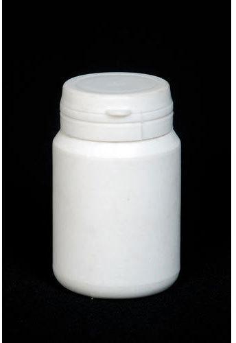 Circular pharmaceutical hdpe bottle, Color : White