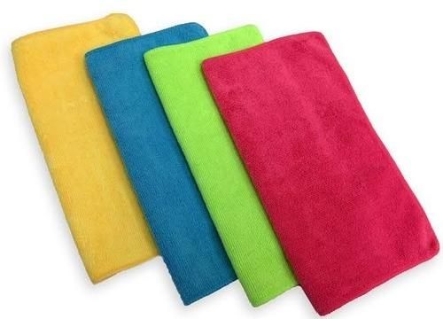 Multicolor Microfiber Cloth, Size : 18x18