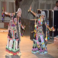 Rajasthani Folk Dance Program in Resort