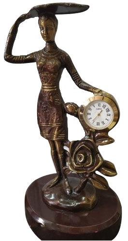 Brass Lady Statue, Packaging Type : Box