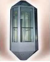 Semi Automatic Electric Three Sided Capsule Lift, for Complex, Hotels, Mall