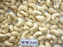 AGS ABOORVAM Curve WW 240 Cashew Nuts, for Food, Snacks, Certification : FSSAI Certified