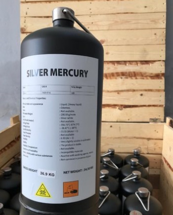 Prime silver liquid mercury 99.999%