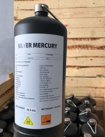 Silver Liquid Mercury 99.999% Purity
