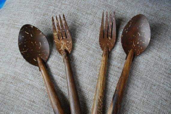 coconut shell cutlery