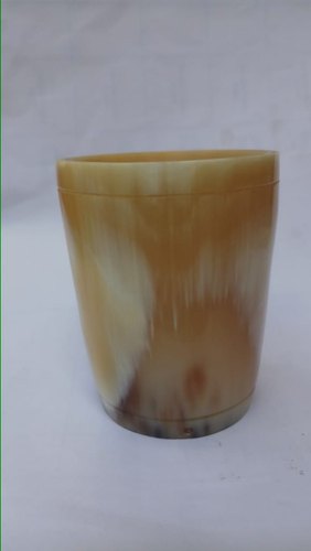 Wood Drinking Horn Glass, Packaging Type : Thermocol Box