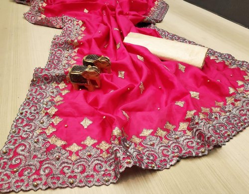 Uniquetreand Border designer sarees, Occasion : Party Wear