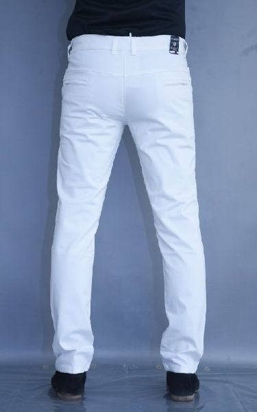 Buy Men White Solid Super Slim Fit Casual Trousers Online  366934  Peter  England