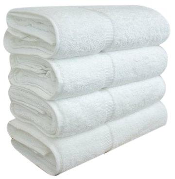 White Plain Hotel Cotton Towel