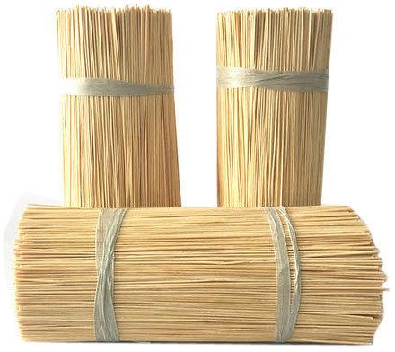 Polished Round Bamboo Sticks, for Making Agarbatt, Size : 5-10 Inch