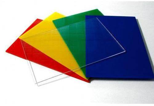 Rectangular Polystyrene Acrylic Plastic Sheet, Pattern : Plain