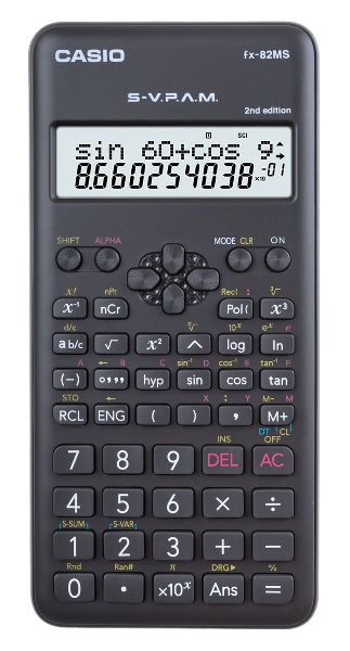 RECTANGULAR CALCULATOR SCIENTIFIC FX-100MS CASIO, for Bank, Office, Personal, Shop, Style : Digital