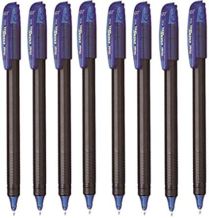 Round GEL PEN ENERGEL 0.7 BLUE PENTEL, for Promotional Gifting, Writing, Style : Antique