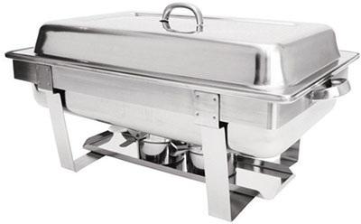 Stainless Steel Hotel Chafing Dish, for Serving Food, Pattern : Plain