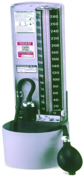 Wall Model Mercury Blood Pressure Machine, Feature : Easy To Carry, Light Weight