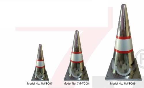 Round steel safety cone, for Construction, Feature : Best Quaity, High strength