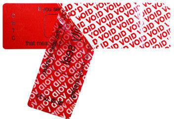 Printed Paper Void Labels, Feature : Anti-Counterfeit, Waterproof