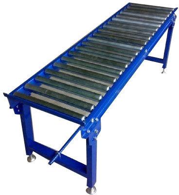 Polished Mild Steel Roller Table, for Industries, Load Capacity : 200 Kg