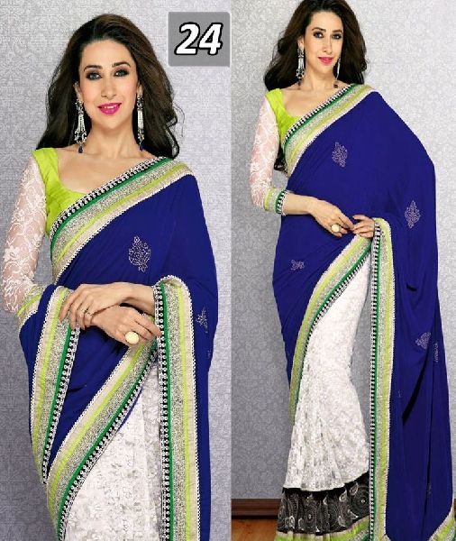 Unstitched Designer Cotton Sarees, for Anti-Wrinkle, Shrink-Resistant, Occasion : Festival Wear, Party Wear