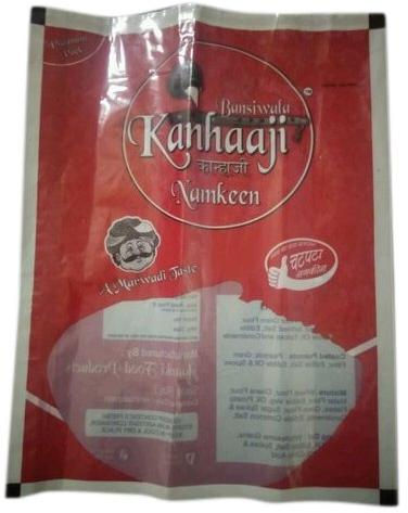  Plastic Namkeen Packaging Bag, Color : Red