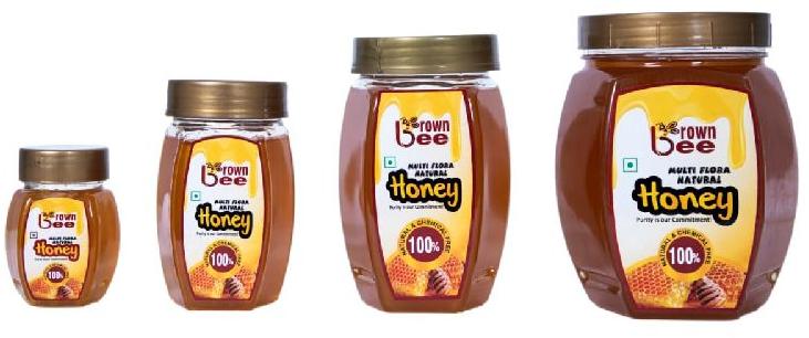 Brown Bee Natural Honey, for Personal, Clinical, Cosmetics, Foods, Gifting, Medicines, Taste : Sweet