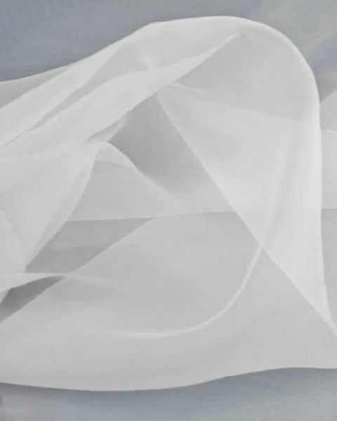 Silk Dyeable Organza Fabric, for Making Garments, Technics : Machine Made, Washed