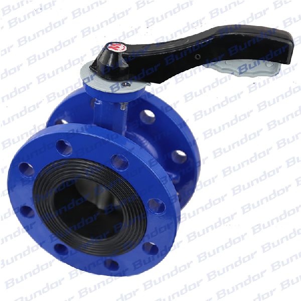 Handles flange butterfly valve