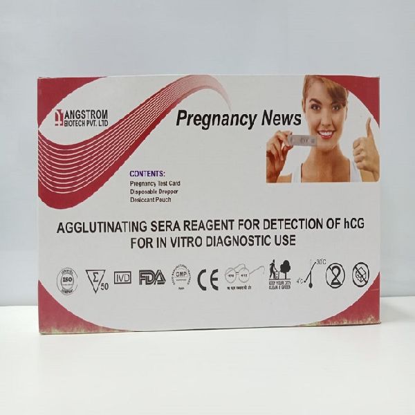 Hcg pregnancy tests kit, for Clinical, Home Purpose, Hospital, Feature : High Accuracy