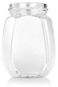 Honey Glass Jar (Hexagonal 250 ml), Capacity : 250ml