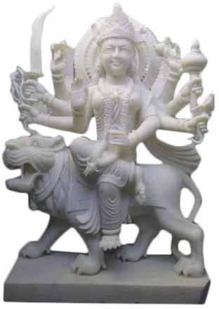 24 Inch Marble Durga Maa Statue