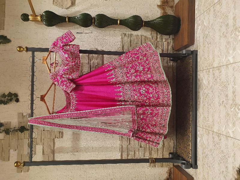 Silk indian bridal wear, Size : M, XL