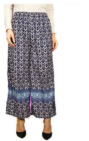 Printed Ladies Cotton Palazzo, Technics : Handloom