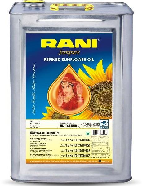 Rani Sunpure Edible Cooking Oil, Form : Liquid